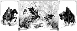 The Battle of Pelennor Fields Triptych